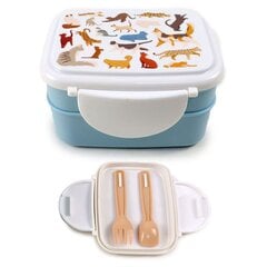 Коробка для обеда Bento Feline Fine Cats с зажимом и столовыми приборами цена и информация | Посуда для хранения еды | 220.lv