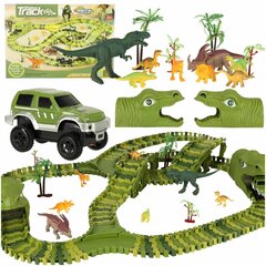 Sacīkšu trase ar automašīnām Dinosaurs Orbital paradise, 240 d. cena un informācija | Rotaļlietas zēniem | 220.lv