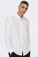 Рубашка Only &amp; Sons 22012321WHITE-M цена и информация | Мужские рубашки | 220.lv