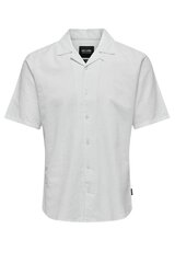 Krekls vīriešiem Only & Sons, balta cena un informācija | Vīriešu krekli | 220.lv