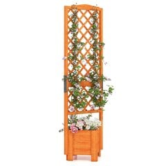 Подставка для цветов со решеткой Costway, 54,5 х 52 х 180 см. цена и информация | Подставки для цветов, держатели для вазонов | 220.lv