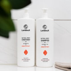 Dabīgs šampūns, visiem matu tipiem ar dzintara ekstraktu, Natural Amber Shampoo LavidouX, 1000ml cena un informācija | Šampūni | 220.lv