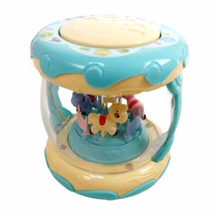 вращающаяся лампа-барабан с каруселью цена и информация | Игрушки для малышей | 220.lv