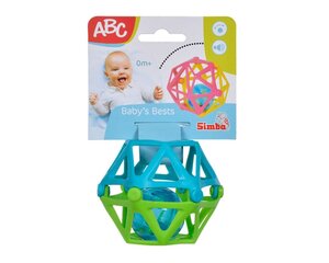 Mīkstā bumba ar bumbiņu Simba ABC 401-2045 cena un informācija | Rotaļlietas zīdaiņiem | 220.lv