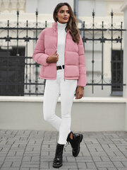 Укороченная пуховая куртка для женщин, розовая цена и информация | Женские куртки | 220.lv