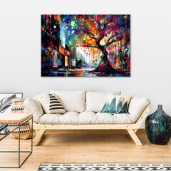 Масляная картина 70x150 см, одно дерево цена и информация | Картины | 220.lv