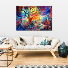 Масляная картина 70x150 см, одно дерево цена и информация | Картины | 220.lv