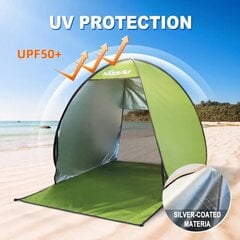 Пляжная палатка Narmay, зеленая цена и информация | Палатки | 220.lv