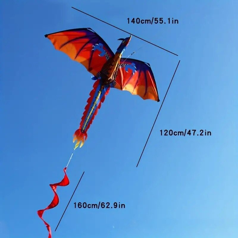 Tech Zone Kite 3D pūķis ar asti. sarkans cena un informācija | Ūdens, smilšu un pludmales rotaļlietas | 220.lv