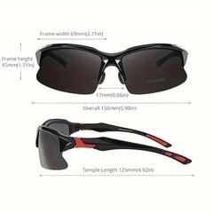 Polarizētās sporta saulesbrilles cena un informācija | Saulesbrilles  vīriešiem | 220.lv