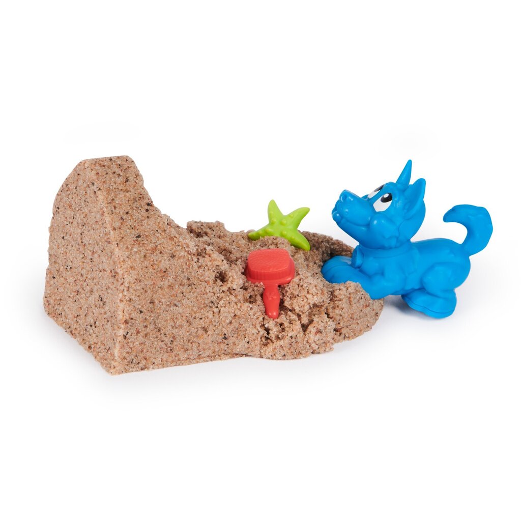 Kinētisko smilšu komplekts Spin Kinetic Sand ar kucēnu 6068641 cena un informācija | Attīstošās rotaļlietas | 220.lv