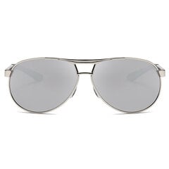 Saulesbrilles PolarSky Premium Aviator, sudraba цена и информация | Солнцезащитные очки для мужчин | 220.lv