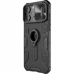 Korpuss Nillkin CamShield Armor Case iPhone 15 Pro, melns cena un informācija | Telefonu vāciņi, maciņi | 220.lv