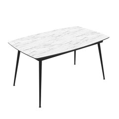Izvelkamais pusdienu galds Podrez Yense 145, marmo mat cena un informācija | Virtuves galdi, ēdamgaldi | 220.lv