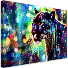 Холст, черная пантера 39,99 цена и информация | Картины | 220.lv