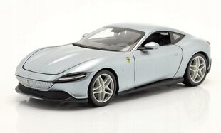 Automodelis Bburago Ferrari Roma Grey 26029 GY, 1:24 cena un informācija | Rotaļlietas zēniem | 220.lv