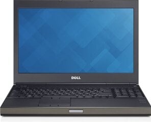 Dell Precision M4800 Intel Core i7-4800MQ 8/256 GB SSD Win 10 Pro cena un informācija | Portatīvie datori | 220.lv