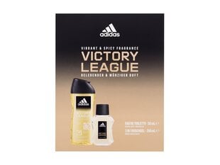 Набор Adidas Victory League для мужчин: туалетная вода EDT, 50 мл + гель для душа, 250 мл цена и информация | Мужские духи | 220.lv