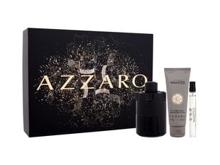 Komplekts Azzaro vīriešiem: smaržas EDP 100ml + šampūns/dušas želeja 75 ml + smaržas EDP 10 ml. cena un informācija | Vīriešu smaržas | 220.lv