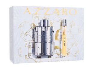 Набор Azzaro Wanted для мужчин: парфюмированная вода EDP, 100 мл + парфюмированная вода EDP, 10 мл цена и информация | Мужские духи | 220.lv