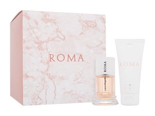 Komplekts Laura Biagiotti Roma Fiori Bianchi sievietēm: tualetes ūdens EDT, 25 ml + ķermeņa losjons, 50 ml cena un informācija | Sieviešu smaržas | 220.lv