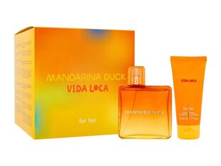 Набор Mandarina Duck Vida Loca для женщин: туалетная вода EDT, 100 мл + лосьон для тела, 50 мл цена и информация | Женские духи | 220.lv