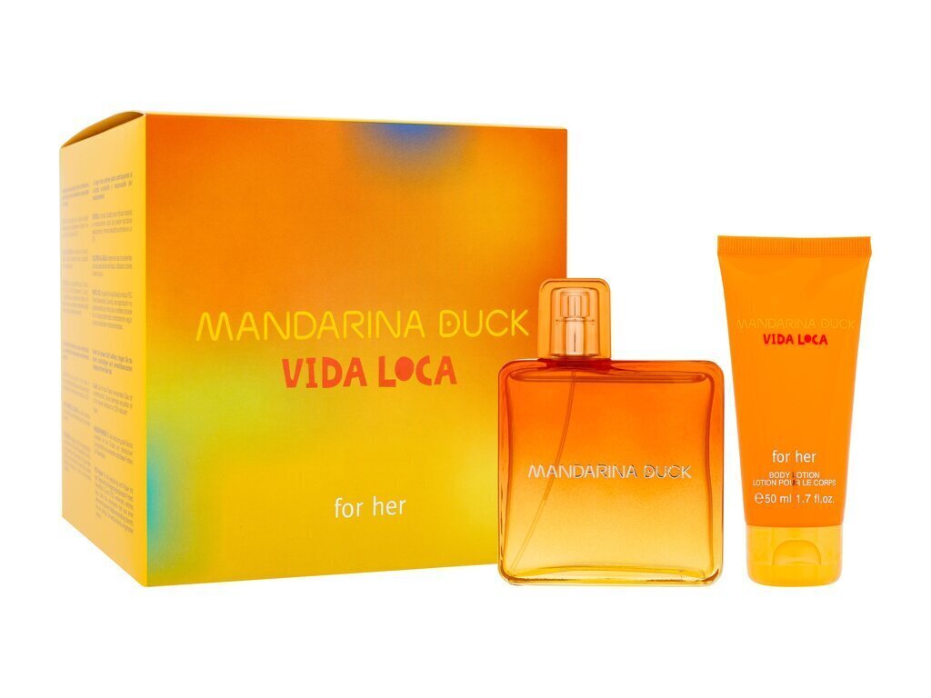 Komplekts Mandarina Duck Vida Loca sievietēm: tualetes ūdens EDT, 100 ml + ķermeņa losjons, 50 ml цена и информация | Sieviešu smaržas | 220.lv