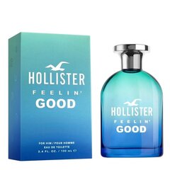 Tualetes ūdens Hollister Feelin' Good EDT vīriešiem, 100 ml cena un informācija | Sieviešu smaržas | 220.lv