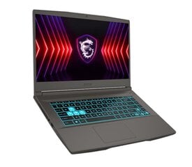 MSI Thin A15 B7VE-002NL AMD Ryzen 7 7735HS 16GB DDR5|4800 MHz 512SSD NVIDIA GeForce RTX 4050 6GB W11H Grey цена и информация | Ноутбуки | 220.lv