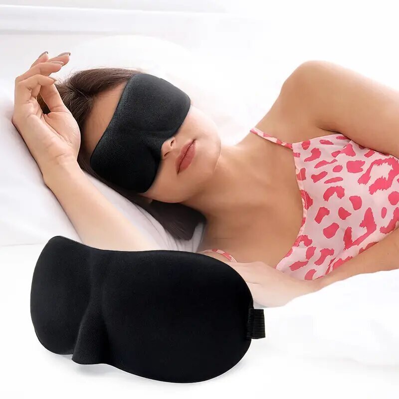 3D miega maska, melna цена и информация | Naktskrekli, pidžamas | 220.lv
