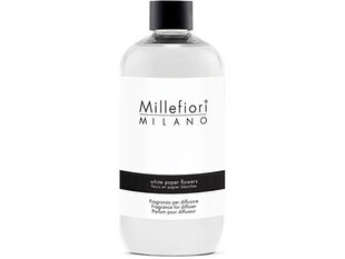 Mājas parfimērijas papildinājums Millefiori Milano White Paper Flowers, 500 ml cena un informācija | Mājas aromāti | 220.lv