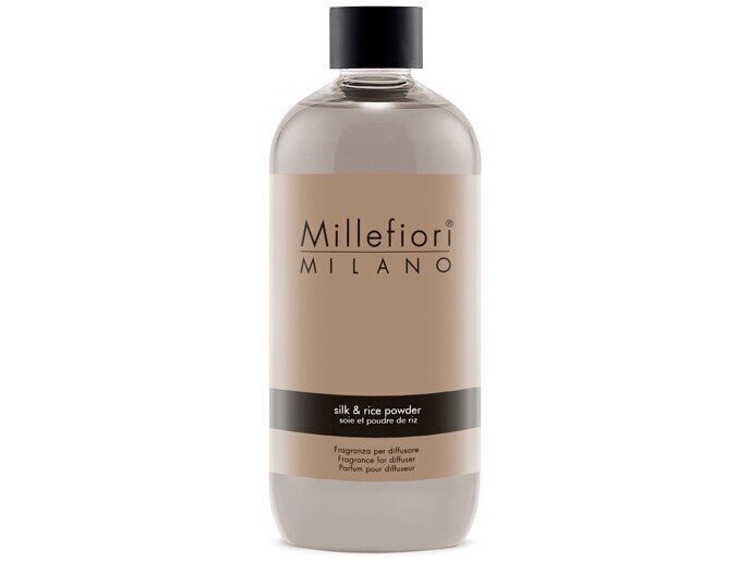 Mājas parfimērijas papildinājums Millefiori Milano Silk&Rice Powder, 250 ml cena un informācija | Mājas aromāti | 220.lv