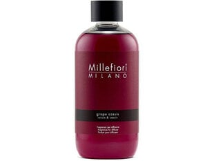 Mājas parfimērijas papildinājums Millefiori Milano Grape Cassis, 250 ml cena un informācija | Mājas aromāti | 220.lv
