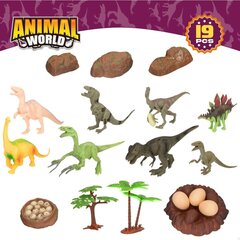 Dinozauru figūriņu komplekts Colorbaby, 6 gab. cena un informācija | Rotaļlietas zēniem | 220.lv