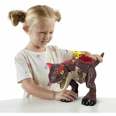 Dinozaurs Carnotaurus ar piederumu Fisher Price, brūns, 2 d. cena un informācija | Rotaļlietas zēniem | 220.lv