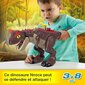 Dinozaurs Carnotaurus ar piederumu Fisher Price, brūns, 2 d. cena un informācija | Rotaļlietas zēniem | 220.lv