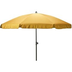 Dārza lietussargs 200cm, dzeltens cena un informācija | Saulessargi, markīzes un statīvi | 220.lv