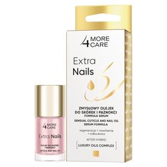 Barojošā ādas un nagu eļļa More4Care Extra Nails, 10 ml cena un informācija | Nagu lakas, stiprinātāji | 220.lv