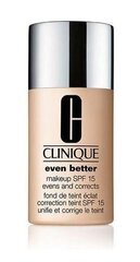 Основа для макияжа Clinique подклад Even Better Makeup SPF15, WN 56 Cashew, 30 мл цена и информация | Пудры, базы под макияж | 220.lv