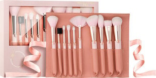 Набор кистей для макияжа Revolution PRO - Brush Set x Influencer Overnight Full Beat Brush Set &amp; Roll, 10 шт. цена и информация | Кисти для макияжа, спонжи | 220.lv