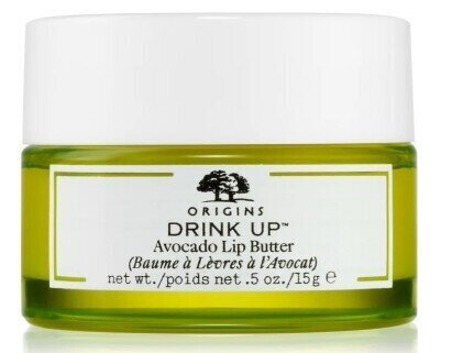 Lūpu balzams Origins Drink Up™ Nourishing Avocado Lip Butter, 15 g cena un informācija | Lūpu krāsas, balzāmi, spīdumi, vazelīns | 220.lv