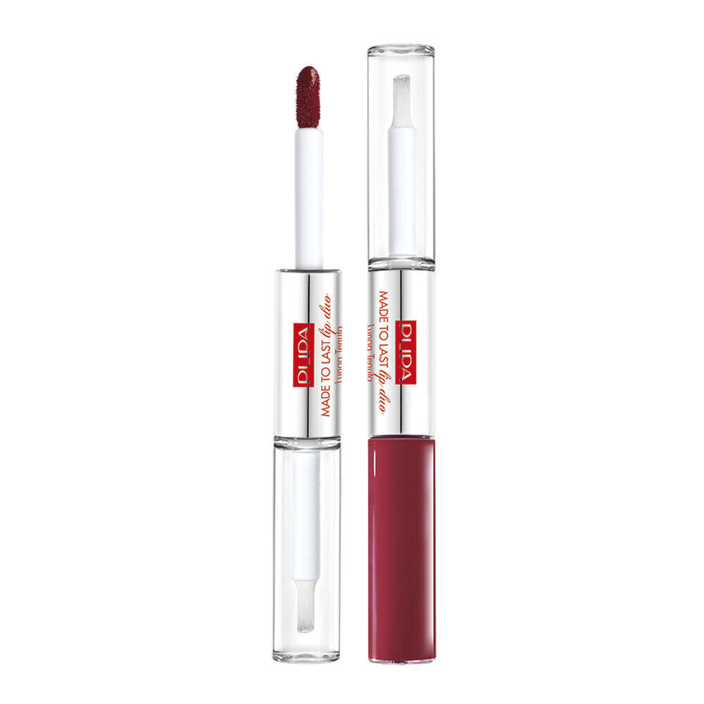 Lūpu krāsa Pupa Made To Last Lip Duo 005 Deep Ruby, 8 ml цена и информация | Lūpu krāsas, balzāmi, spīdumi, vazelīns | 220.lv