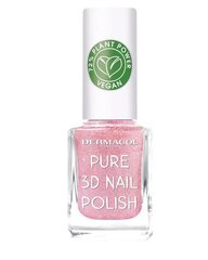 Лак для ногтей Dermacol Pure 3D 05 Rose Veil, 11 мл цена и информация | Лаки для ногтей, укрепители | 220.lv
