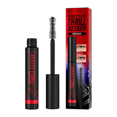 Skropstu tuša Rimmel Wonder Volume Thrill Seeker, Black, 8 ml cena un informācija | Acu ēnas, skropstu tušas, zīmuļi, serumi | 220.lv