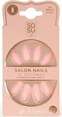 Uzlīmējamie nagi Artificial nails Soft & Subtle Salon Nails, 24 gab. cena un informācija | Nagu kopšanas piederumi | 220.lv