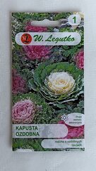 Капуста декоративная В. Легутко цена и информация | Семена цветов | 220.lv