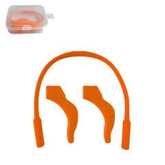 силиконовый ремешок для очков в чехле, оранжевый цена и информация | Аксессуары для очков и линз | 220.lv