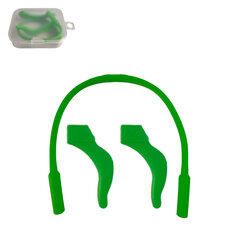 силиконовый ремешок для очков в чехле, зеленый цена и информация | Аксессуары для очков и линз | 220.lv