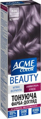 ACME Color Beauty matu krāsa-gels 024 purpura koraļļi цена и информация | Краска для волос | 220.lv