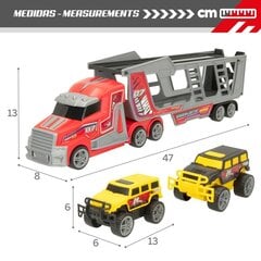 Rotaļu kravas automašīna ar piederumiem Color Baby, 3 d, 4 gab. cena un informācija | Rotaļlietas zēniem | 220.lv